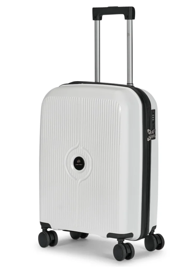 LIMRA Premium 3-Piece Hard Shell Travel Luggage Set – Durable Polypropylene with Smooth Spinner Wheels – White